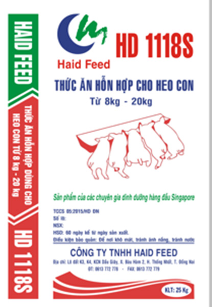 Thức ăn hỗn hợp cho heo con từ 8kg - 20kg