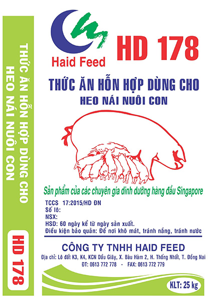 Thức ăn hỗn hợp dùng cho heo nái nuôi con