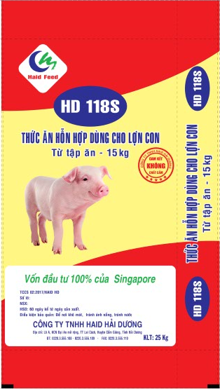 Thức ăn hỗn hợp dùng cho lợn con từ tập ăn - 15kg